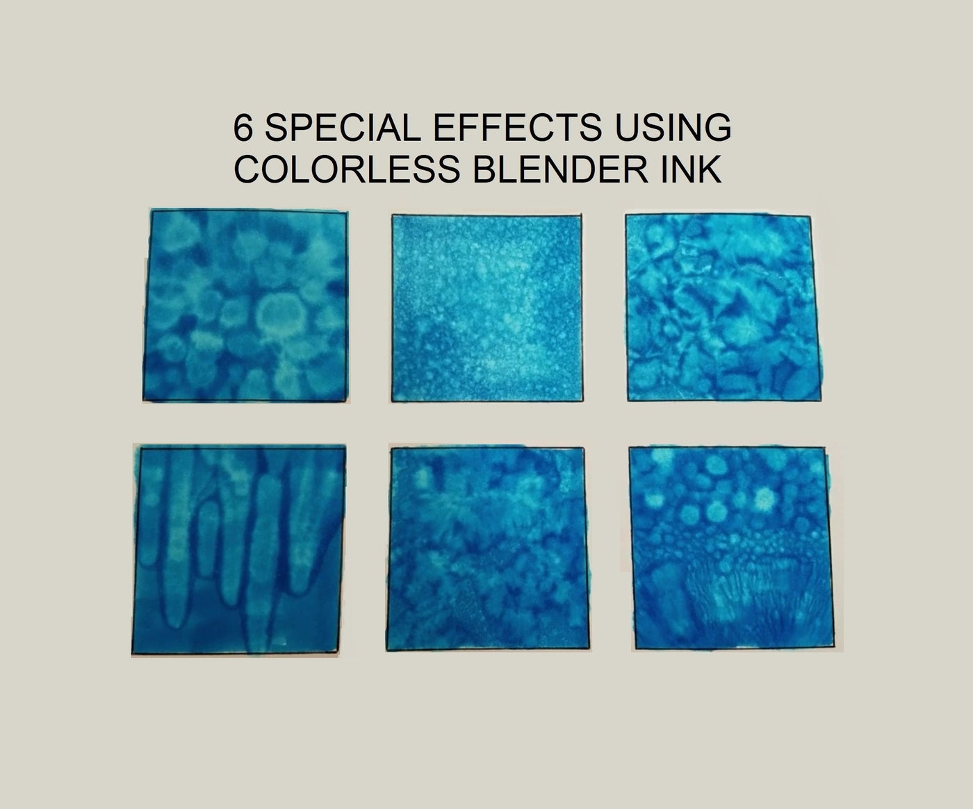 6 drawing effects using alcohol based colorless blender ink refill -  Art-n-Fly