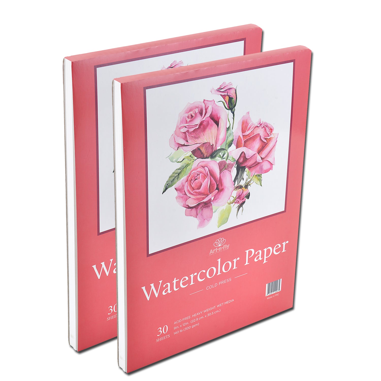 Art Philosophy A4 Watercolor Paper Pad – 12 sheets, 140 lb (300 gsm) 100%  cotton cold press – Art Philosophy®