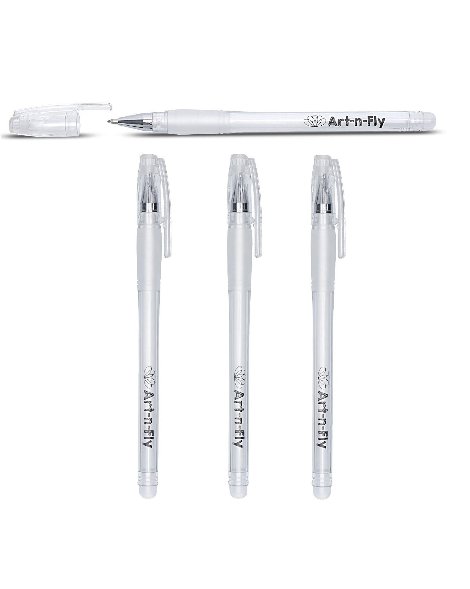 5 Pack White Gel Pen Set