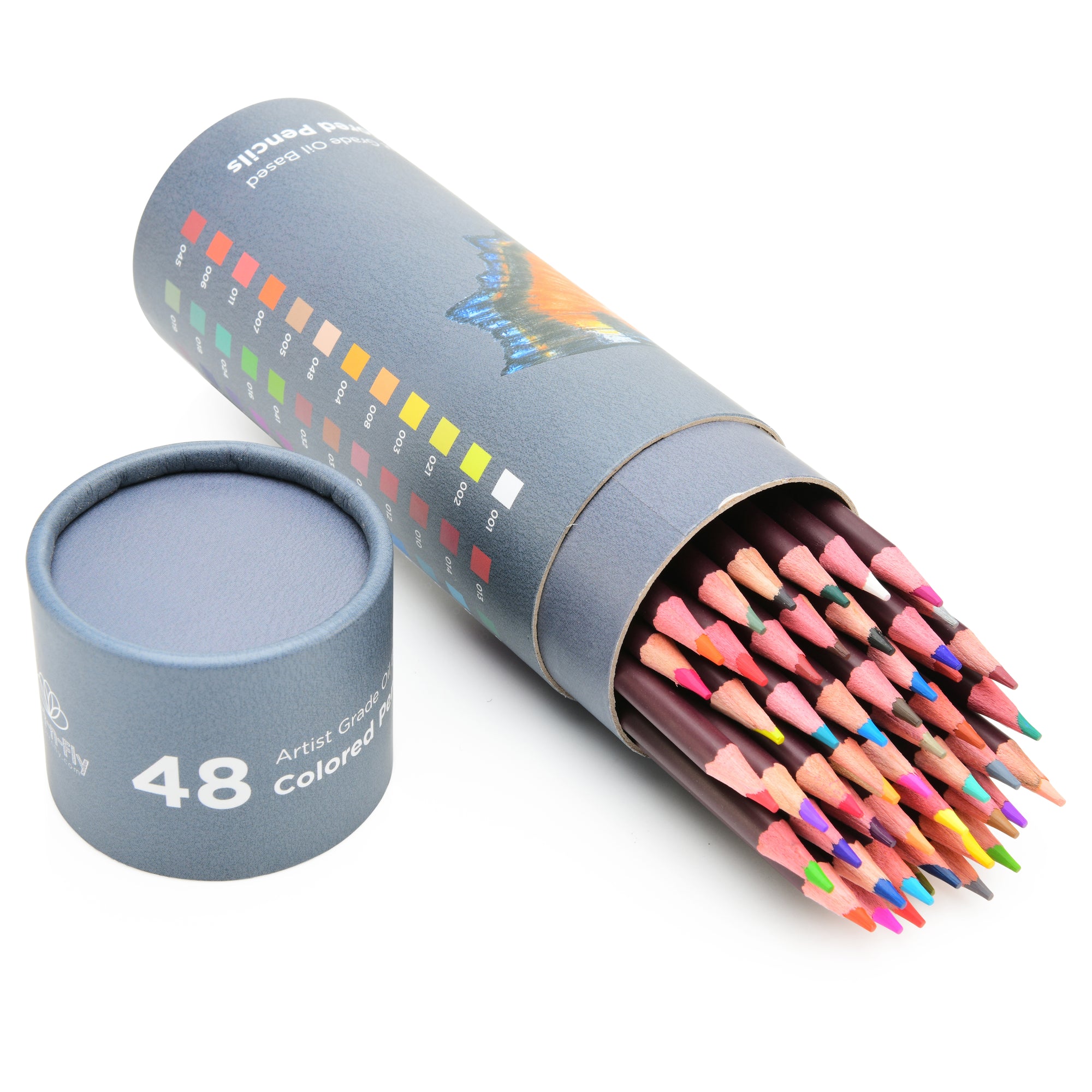 Artist Colored Pencils Set,12, 24 Colors Oil-based Drawing Pencils