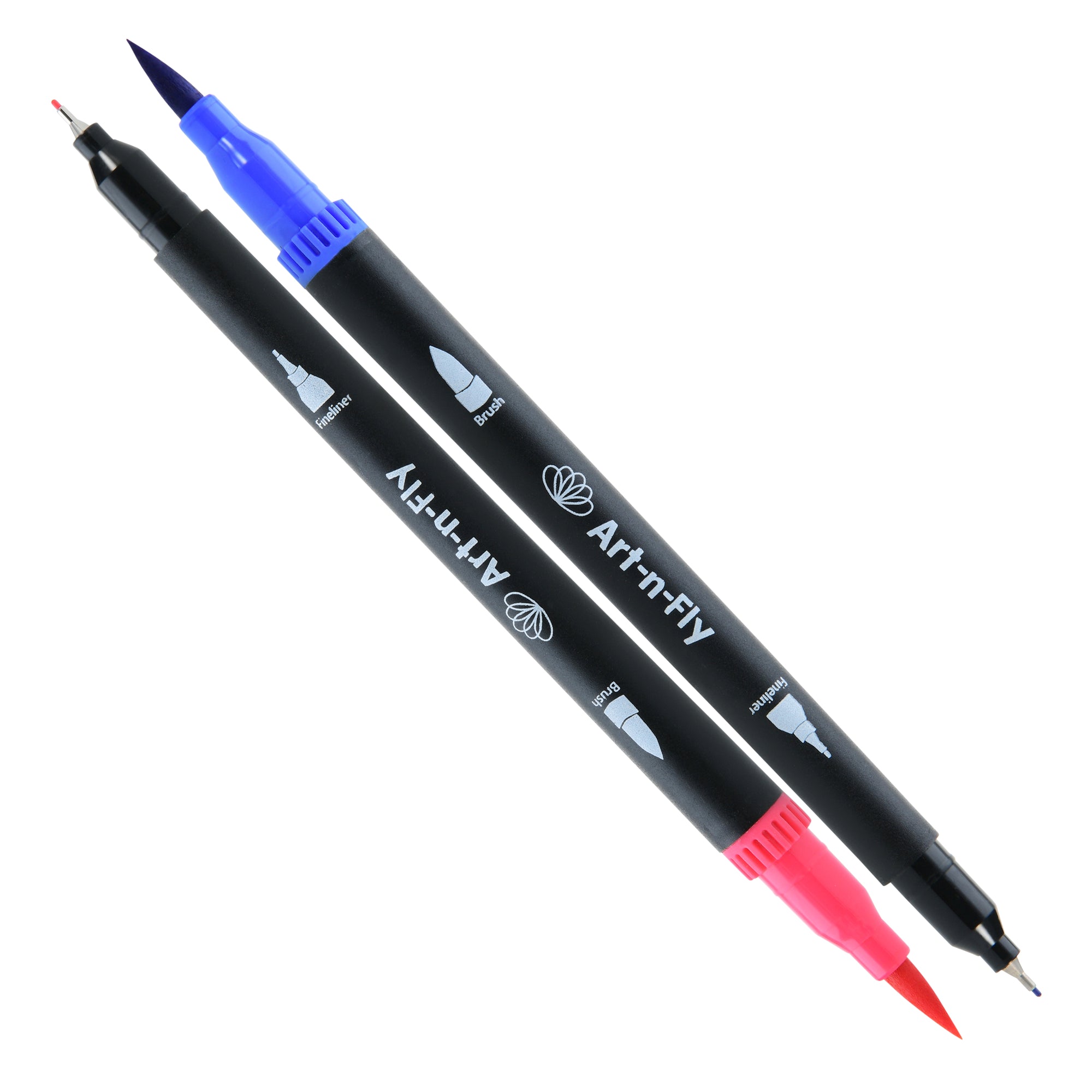 Dual Tip Brush Pens Fineliners Art Markers, Color Dual Tip Brush Marker