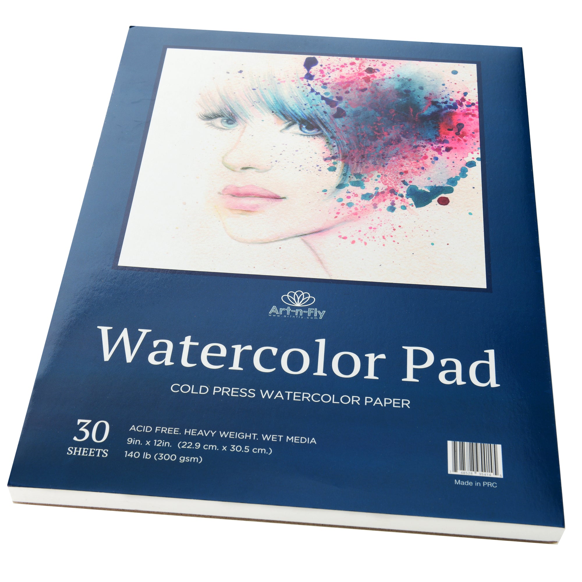 Watercolor Sketchbook Paper Pad for Dry/Wet Media
